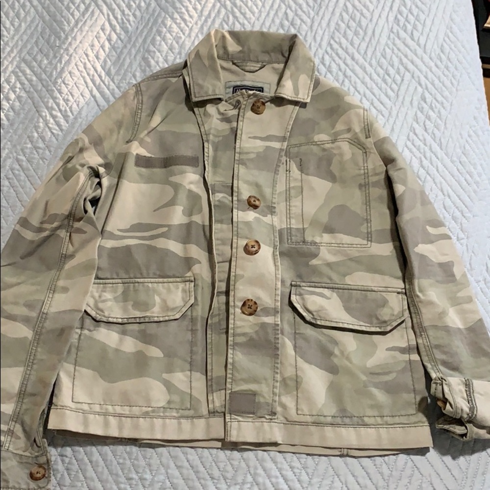 Camo cargo jacket